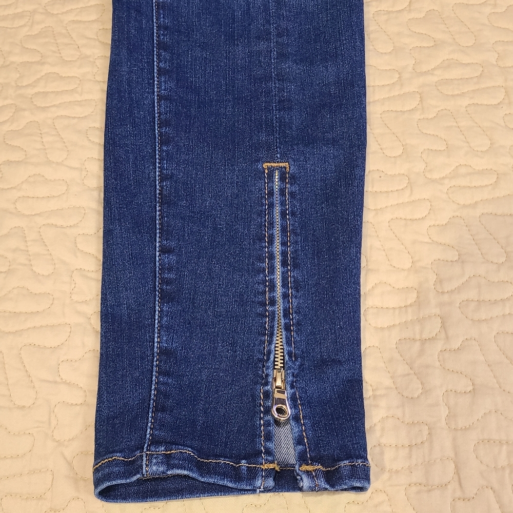 Frame le high skinny zip jeans size 28 - Picture 5 of 13